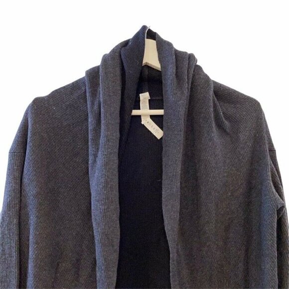 Lululemon open Cardigan Sweater Gray Cashmere 6 - Picture 4 of 9